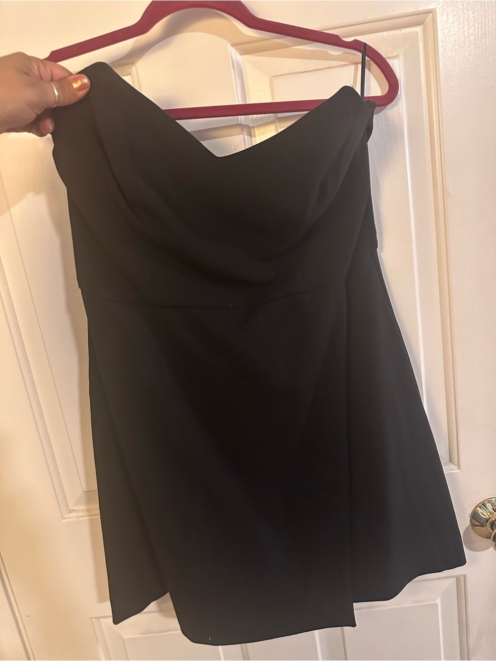French Connection Strapless Black Cocktail Dress